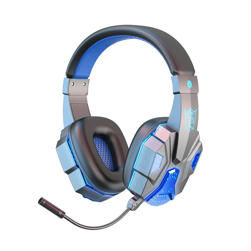 Wireless Bluetooth 5.1 Gaming Headphone Strong Bass Stereo Earphone Noise Reduction Helmet With Mic Low Latency Game Big Headset