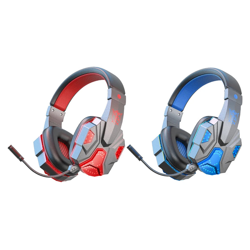 Wireless Bluetooth 5.1 Gaming Headphone Strong Bass Stereo Earphone Noise Reduction Helmet With Mic Low Latency Game Big Headset