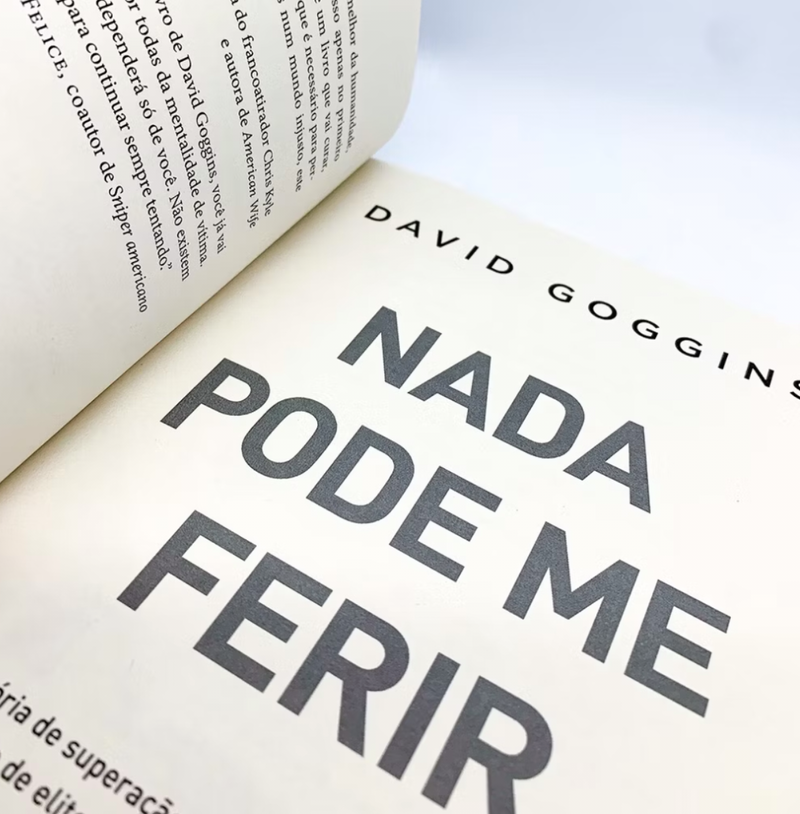 Livro "Nada Pode Me Ferir" - David Goggins